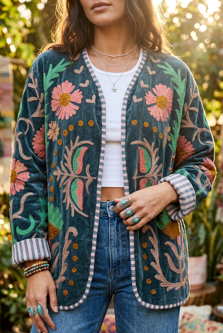 Chaqueta Suzani Velvet