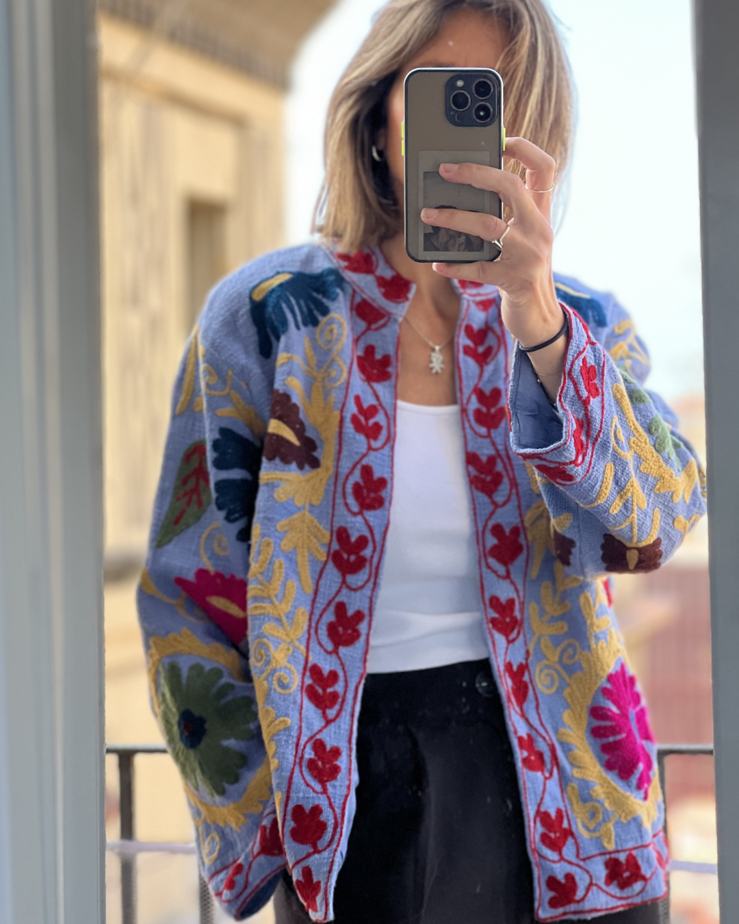 Chaqueta suzani Cotton