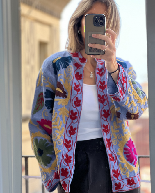 Chaqueta suzani Cotton