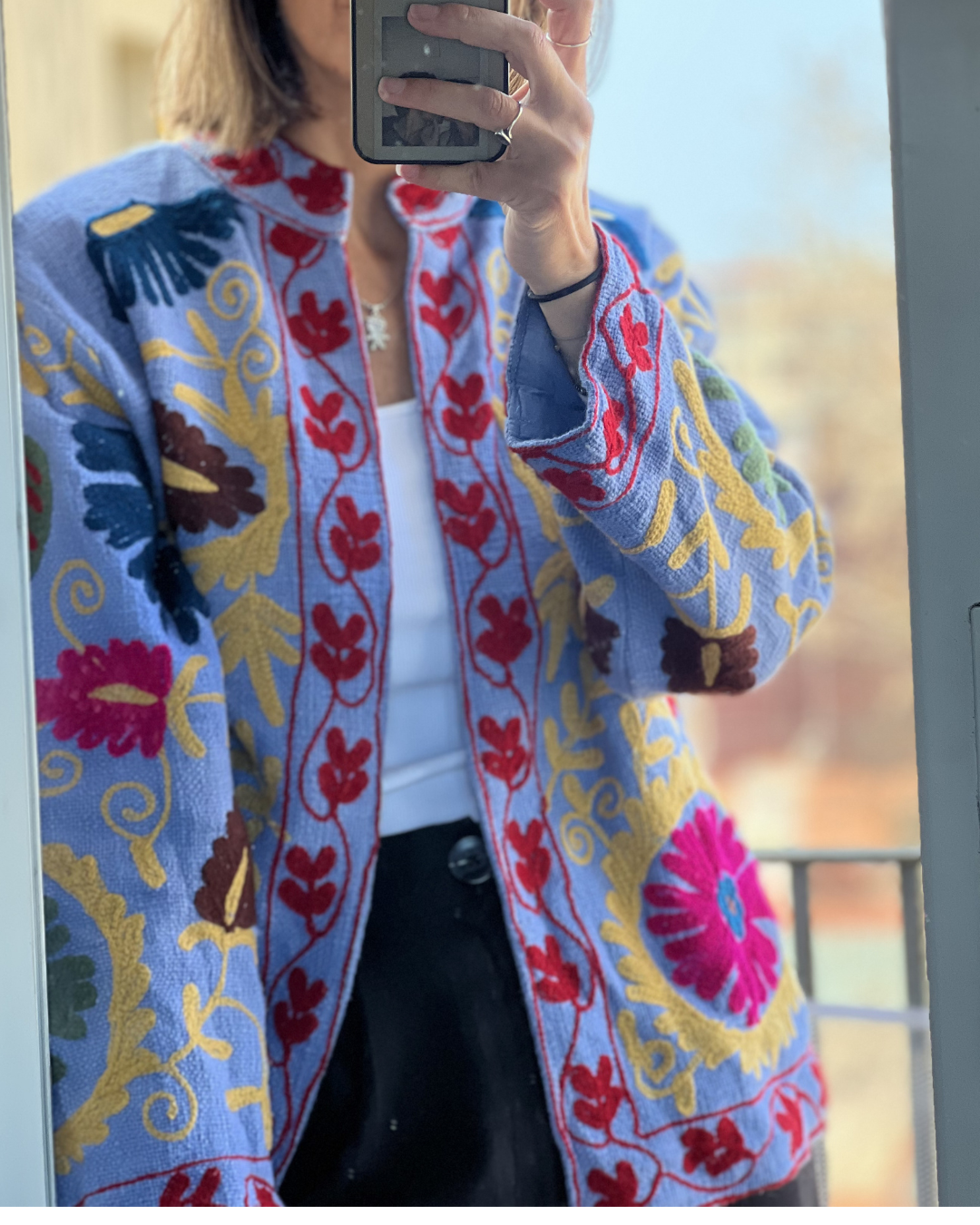 Chaqueta suzani Cotton