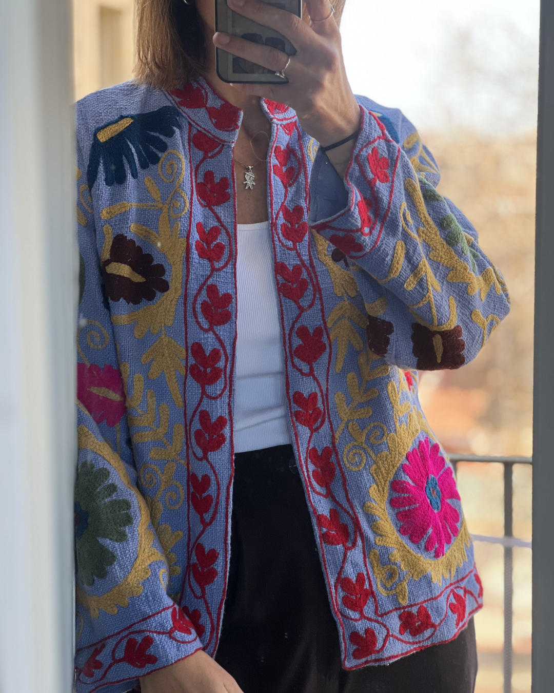 Chaqueta suzani Cotton