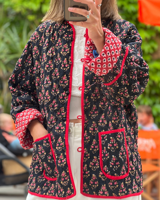 Chaqueta  Reversible flowers