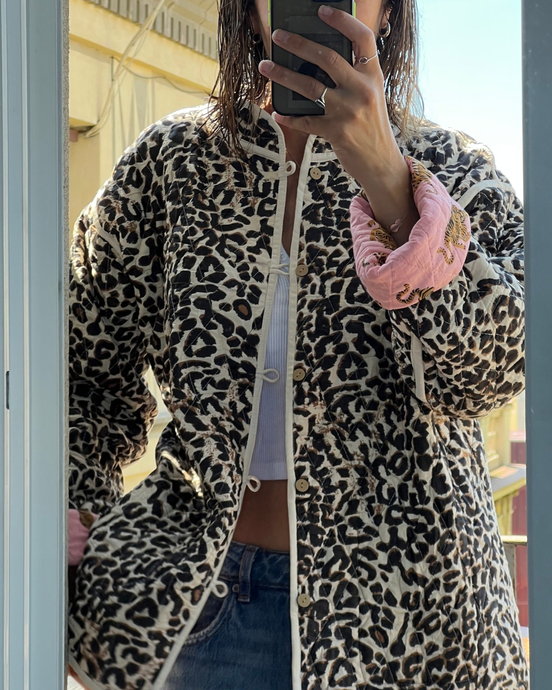 Chaqueta Animal Print Reversible