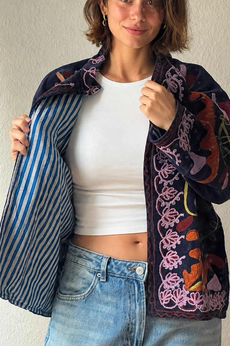 Chaqueta Suzani terciopelo bordada (copia)