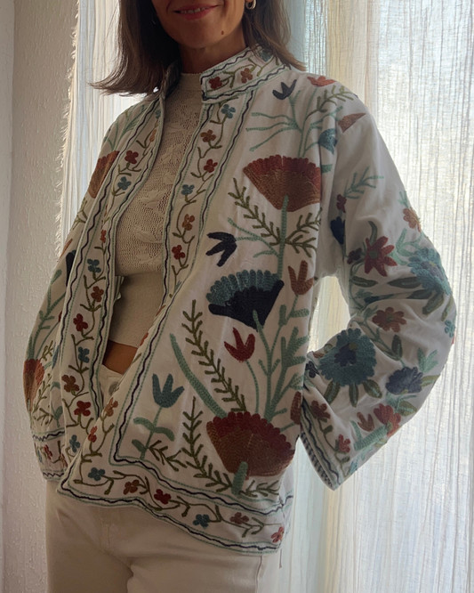 Chaqueta Suzani velvet bordada