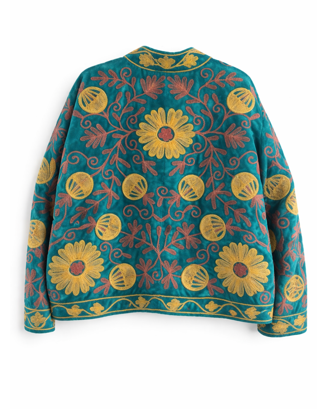 Chaqueta Suzani terciopelo bordada