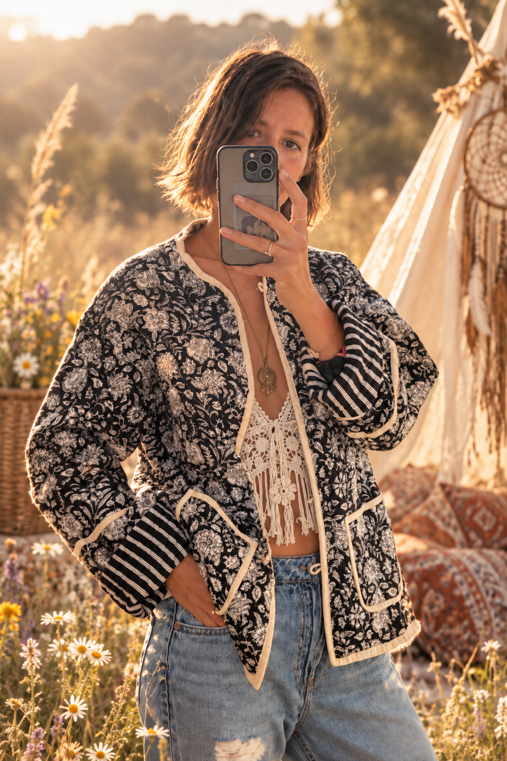 Chaqueta Cotton reversible